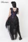 Preview: Korsettkleid--Ophelia--mit-schwarzer-Spitze-und-Spitzenrueschen